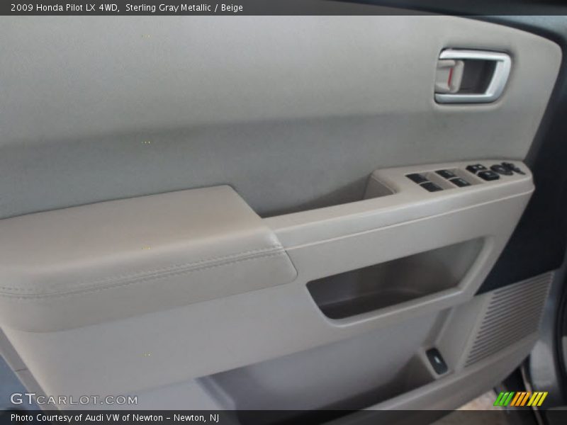 Sterling Gray Metallic / Beige 2009 Honda Pilot LX 4WD