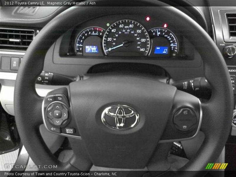 Magnetic Gray Metallic / Ash 2012 Toyota Camry LE
