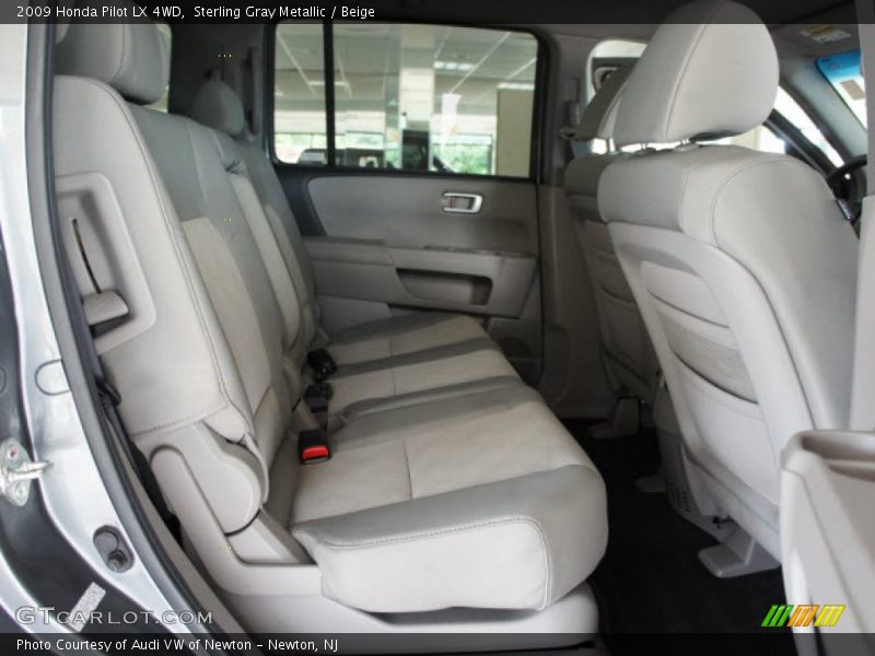Sterling Gray Metallic / Beige 2009 Honda Pilot LX 4WD