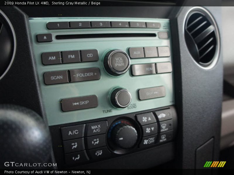 Sterling Gray Metallic / Beige 2009 Honda Pilot LX 4WD