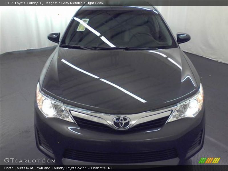 Magnetic Gray Metallic / Light Gray 2012 Toyota Camry LE
