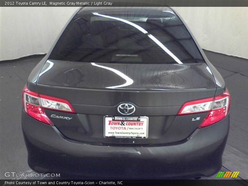 Magnetic Gray Metallic / Light Gray 2012 Toyota Camry LE