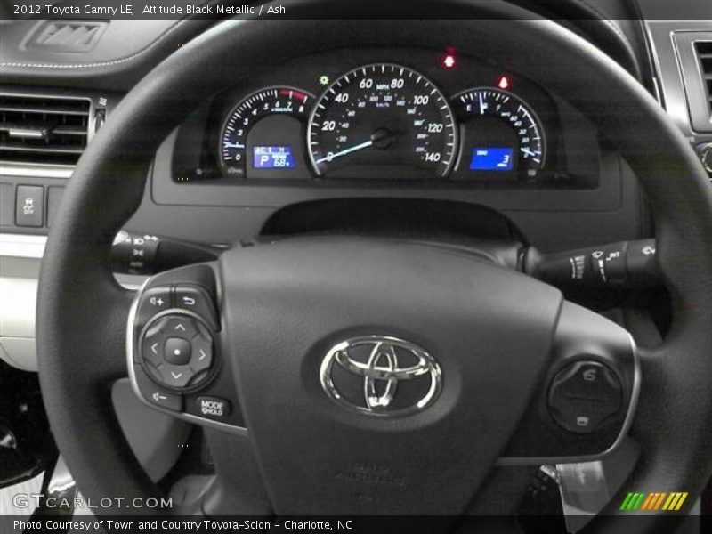 Attitude Black Metallic / Ash 2012 Toyota Camry LE