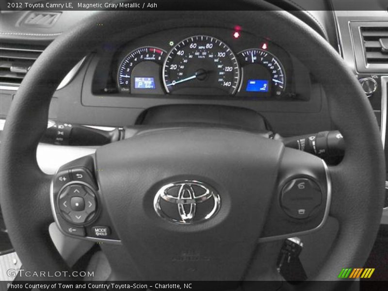 Magnetic Gray Metallic / Ash 2012 Toyota Camry LE