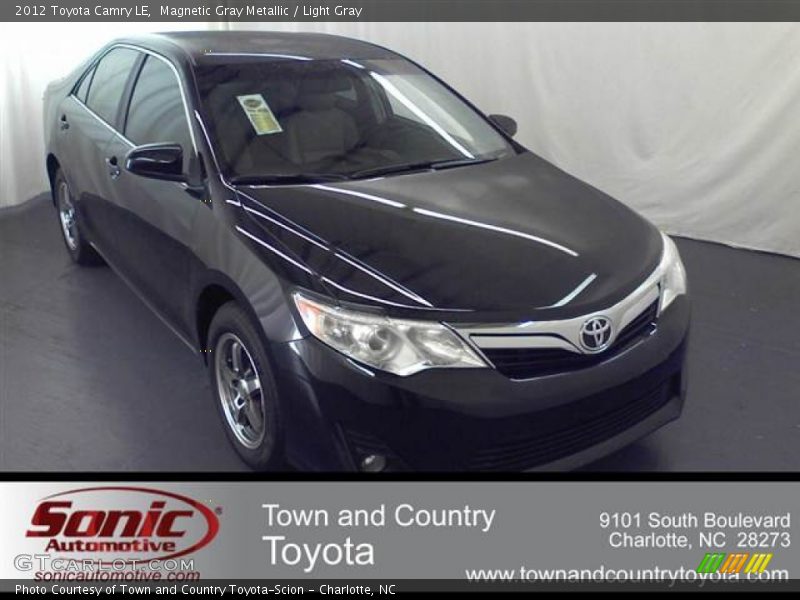 Magnetic Gray Metallic / Light Gray 2012 Toyota Camry LE