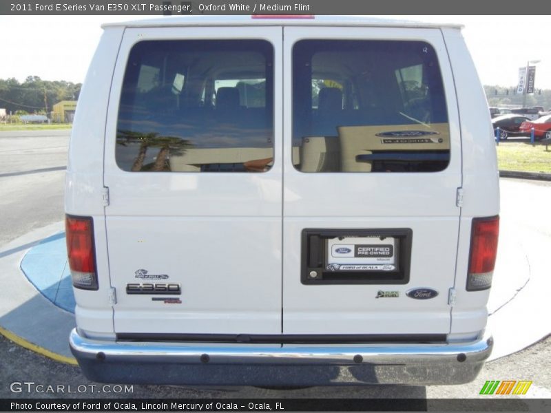 Oxford White / Medium Flint 2011 Ford E Series Van E350 XLT Passenger