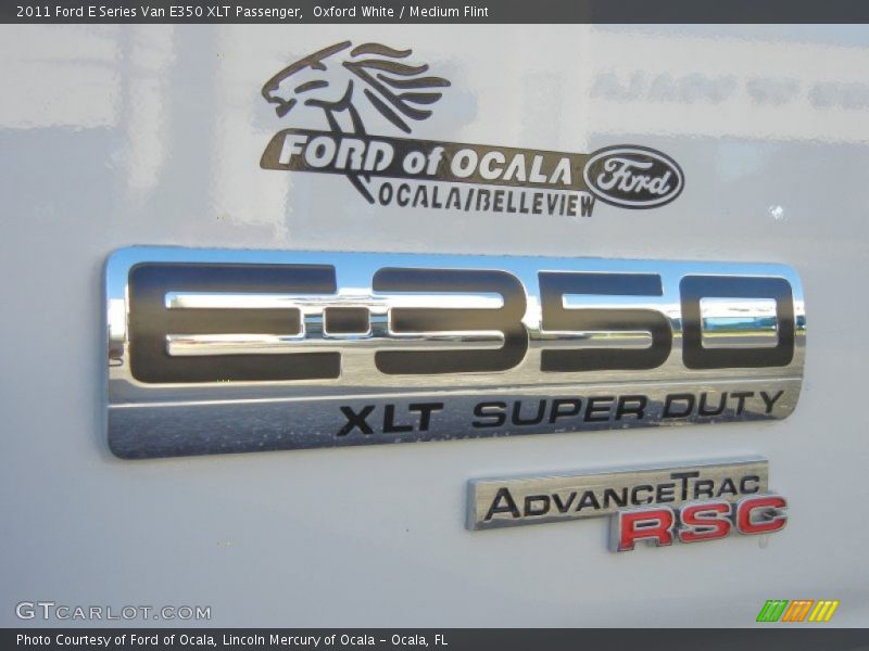 Oxford White / Medium Flint 2011 Ford E Series Van E350 XLT Passenger