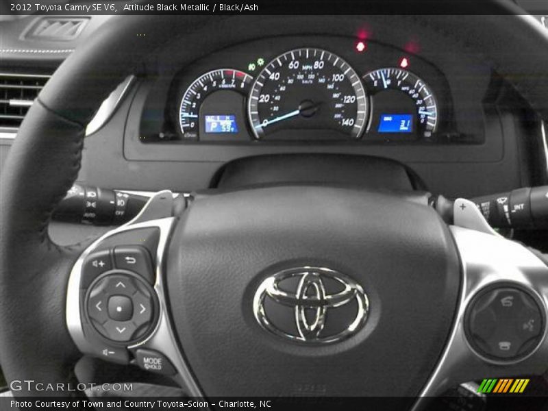 Attitude Black Metallic / Black/Ash 2012 Toyota Camry SE V6