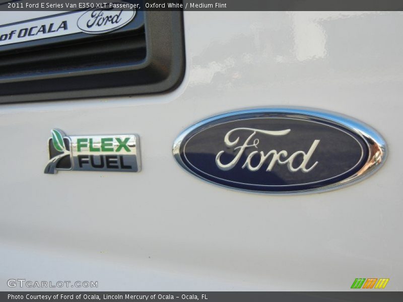 Oxford White / Medium Flint 2011 Ford E Series Van E350 XLT Passenger