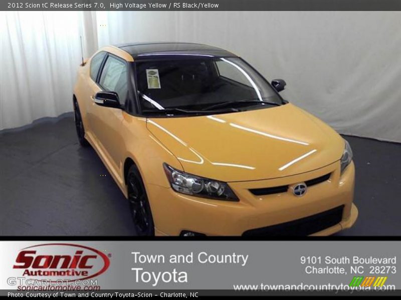 High Voltage Yellow / RS Black/Yellow 2012 Scion tC Release Series 7.0