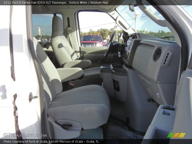 Oxford White / Medium Flint 2011 Ford E Series Van E350 XLT Passenger
