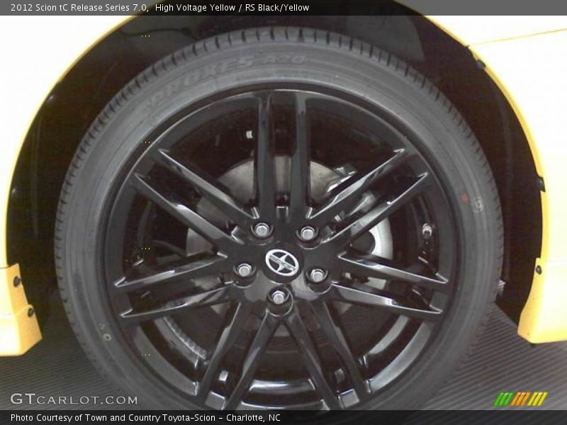 High Voltage Yellow / RS Black/Yellow 2012 Scion tC Release Series 7.0