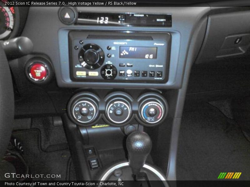 High Voltage Yellow / RS Black/Yellow 2012 Scion tC Release Series 7.0
