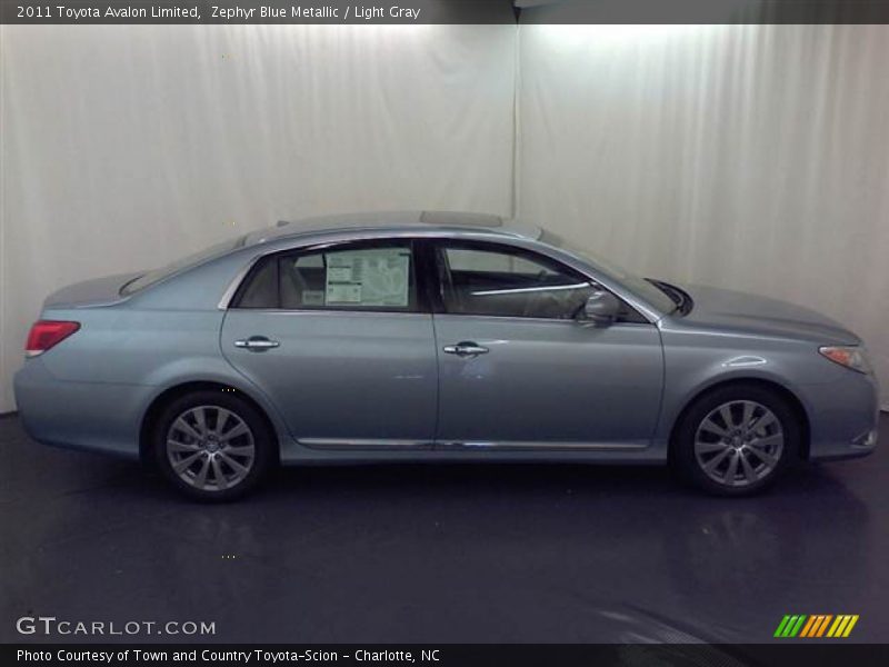 Zephyr Blue Metallic / Light Gray 2011 Toyota Avalon Limited