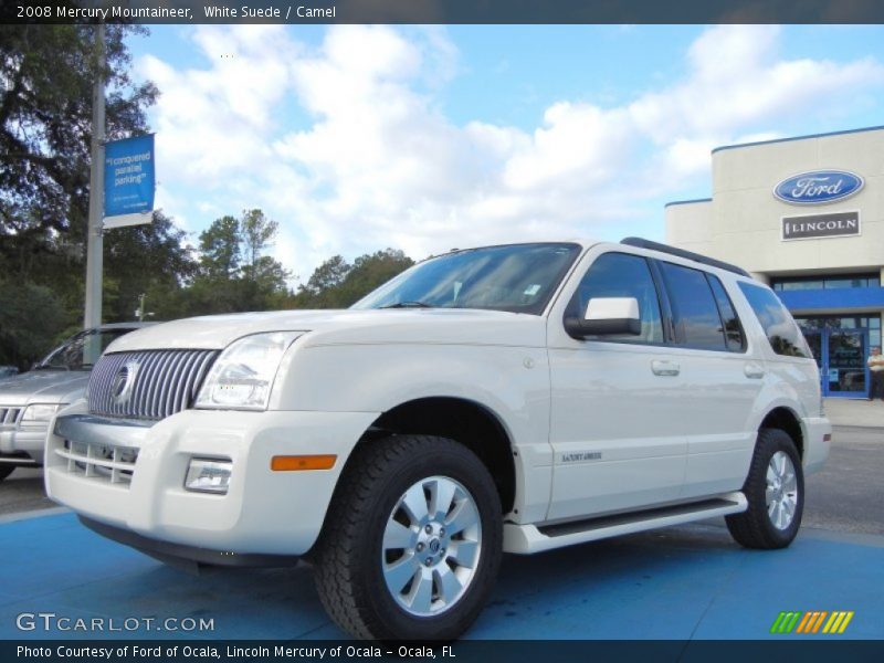 White Suede / Camel 2008 Mercury Mountaineer
