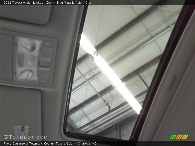 Zephyr Blue Metallic / Light Gray 2011 Toyota Avalon Limited