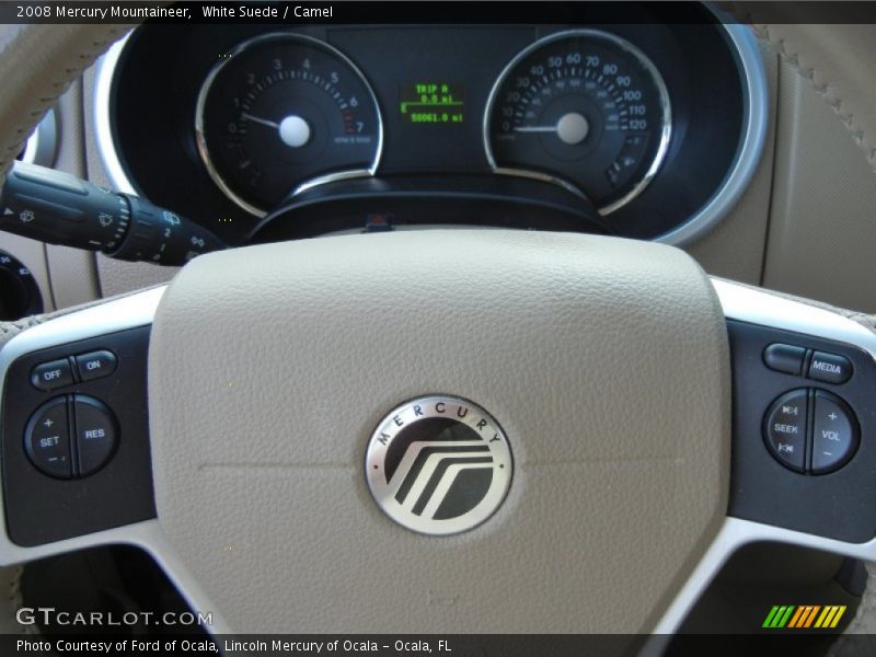 White Suede / Camel 2008 Mercury Mountaineer