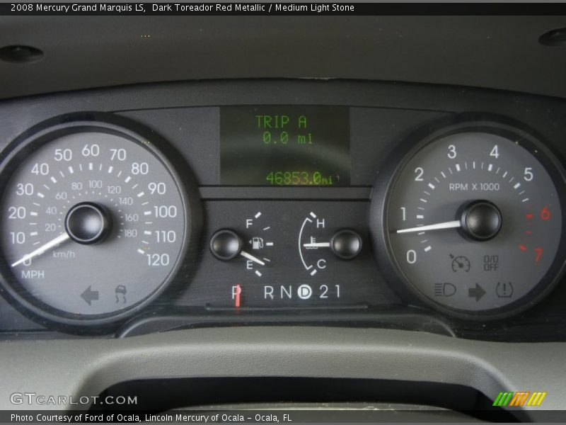  2008 Grand Marquis LS LS Gauges