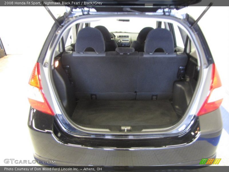 Nighthawk Black Pearl / Black/Grey 2008 Honda Fit Sport