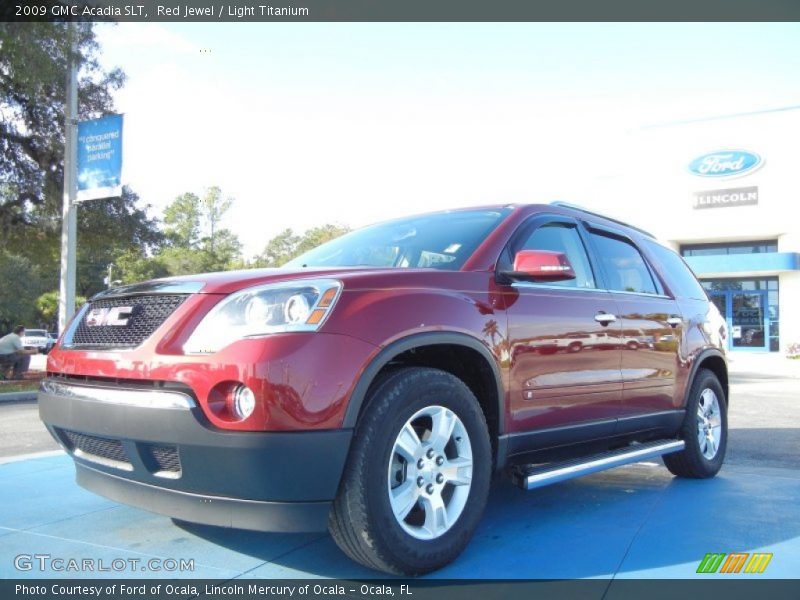 Red Jewel / Light Titanium 2009 GMC Acadia SLT
