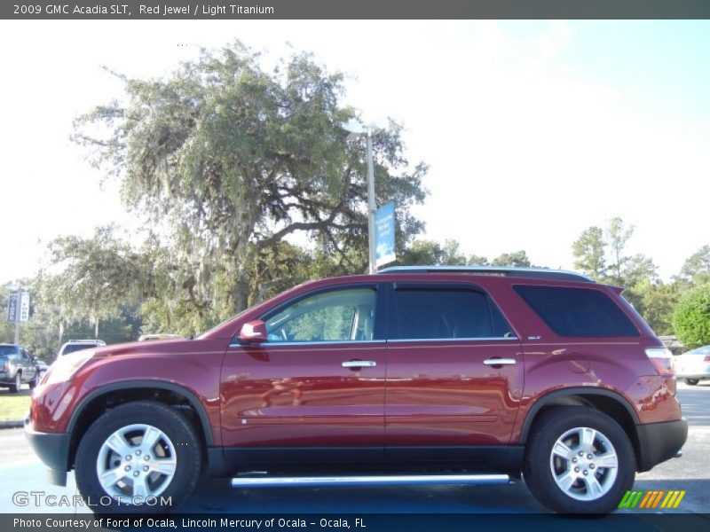 Red Jewel / Light Titanium 2009 GMC Acadia SLT
