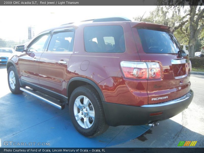 Red Jewel / Light Titanium 2009 GMC Acadia SLT