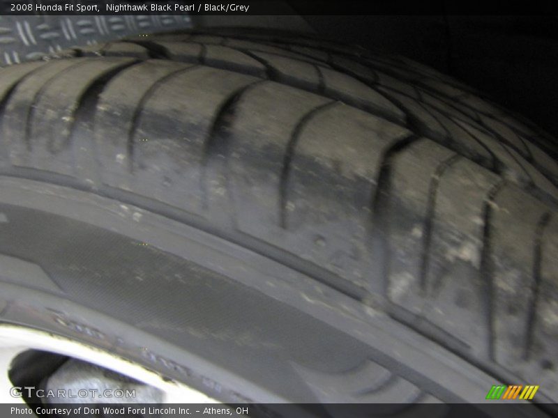 Nighthawk Black Pearl / Black/Grey 2008 Honda Fit Sport