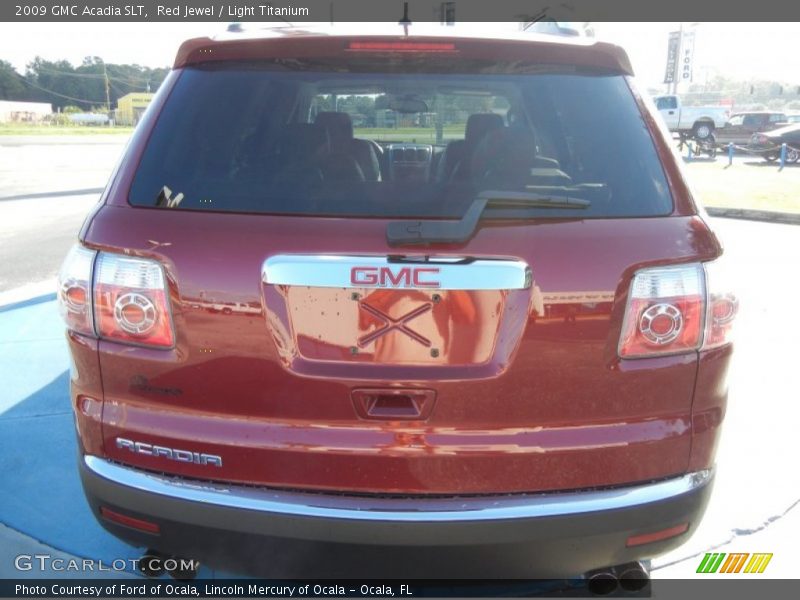 Red Jewel / Light Titanium 2009 GMC Acadia SLT