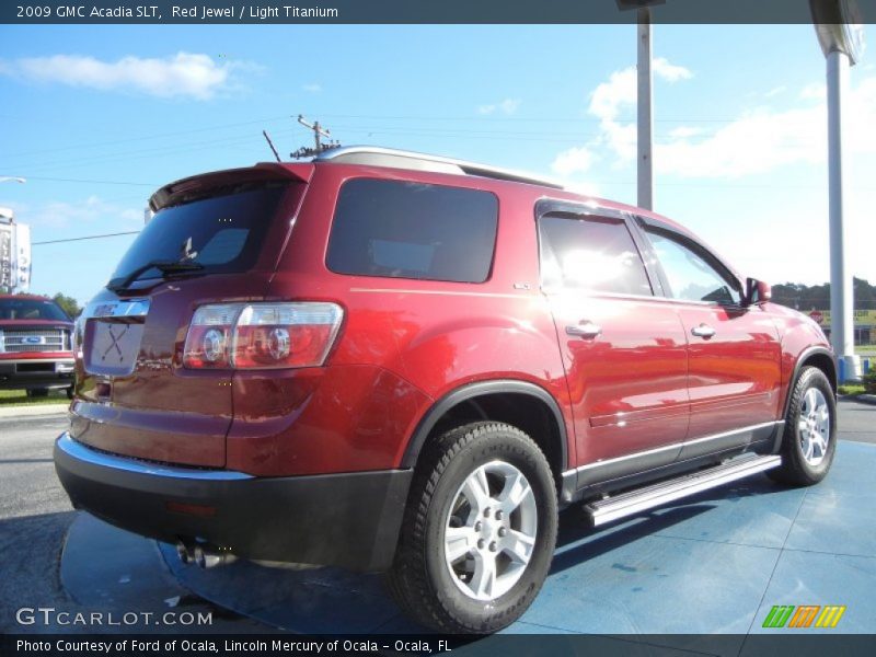 Red Jewel / Light Titanium 2009 GMC Acadia SLT