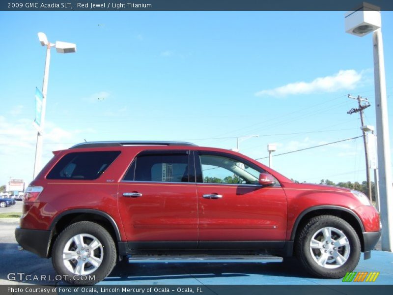 Red Jewel / Light Titanium 2009 GMC Acadia SLT