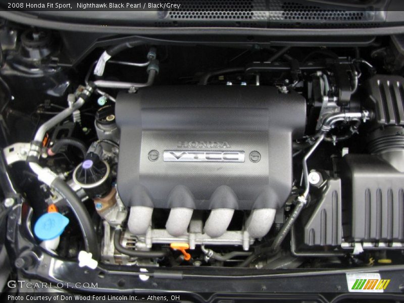 Nighthawk Black Pearl / Black/Grey 2008 Honda Fit Sport