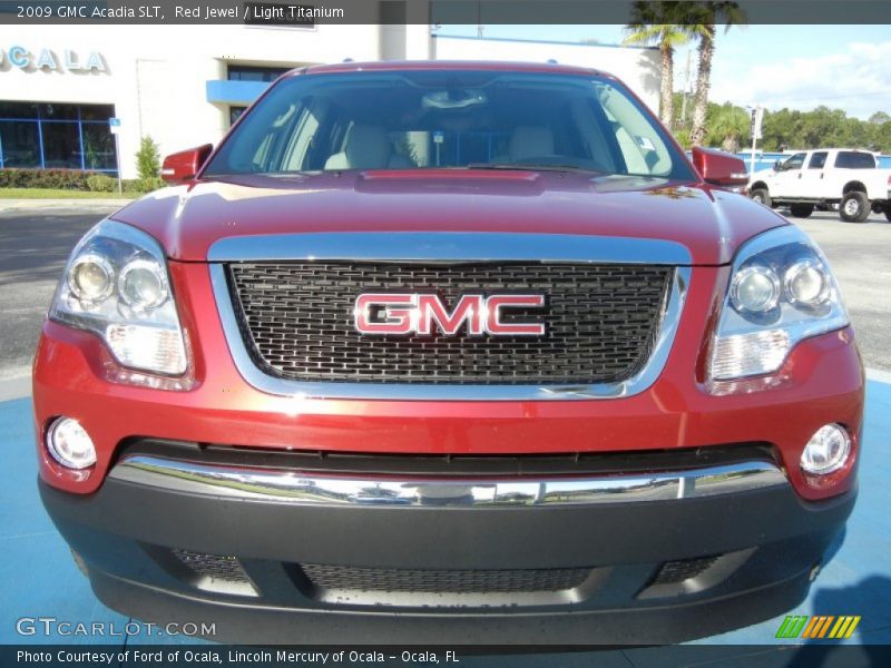 Red Jewel / Light Titanium 2009 GMC Acadia SLT