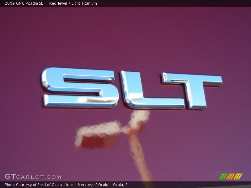 Red Jewel / Light Titanium 2009 GMC Acadia SLT
