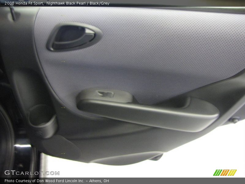 Nighthawk Black Pearl / Black/Grey 2008 Honda Fit Sport