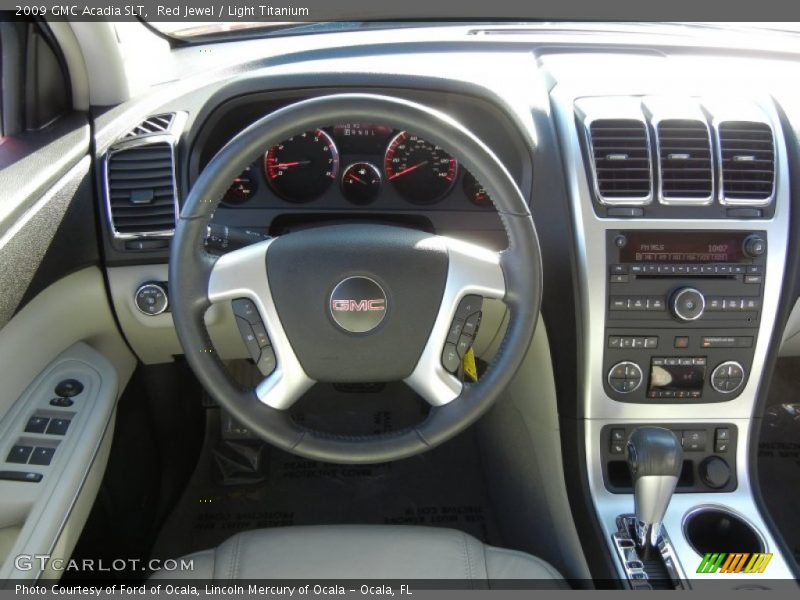 Red Jewel / Light Titanium 2009 GMC Acadia SLT