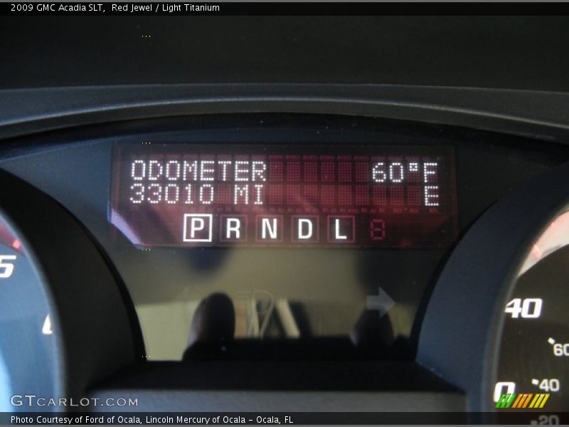 Red Jewel / Light Titanium 2009 GMC Acadia SLT