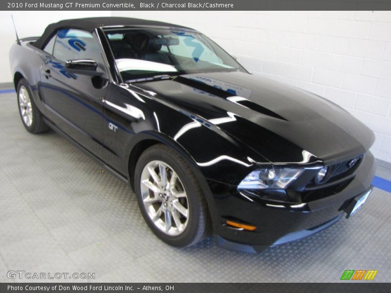 Black / Charcoal Black/Cashmere 2010 Ford Mustang GT Premium Convertible