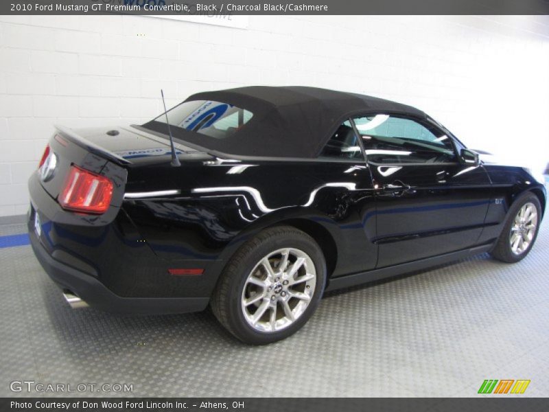 Black / Charcoal Black/Cashmere 2010 Ford Mustang GT Premium Convertible