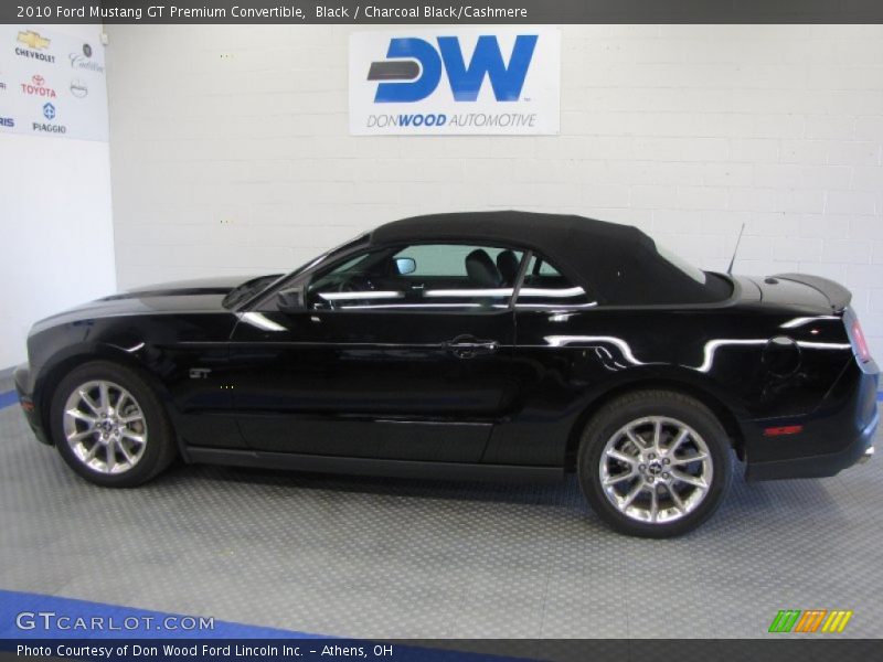 Black / Charcoal Black/Cashmere 2010 Ford Mustang GT Premium Convertible