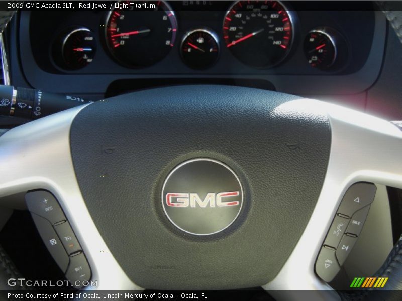 Red Jewel / Light Titanium 2009 GMC Acadia SLT