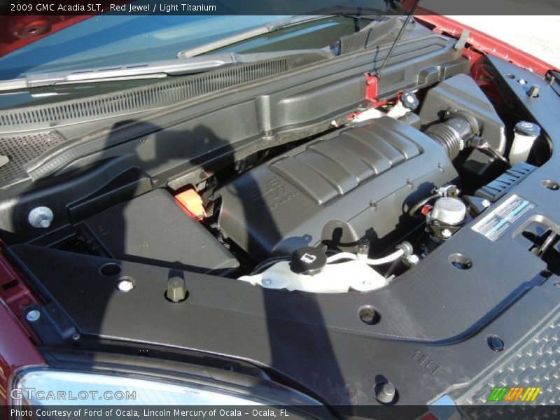 Red Jewel / Light Titanium 2009 GMC Acadia SLT