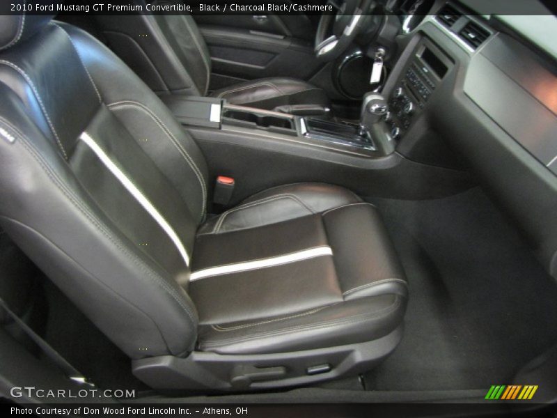  2010 Mustang GT Premium Convertible Charcoal Black/Cashmere Interior