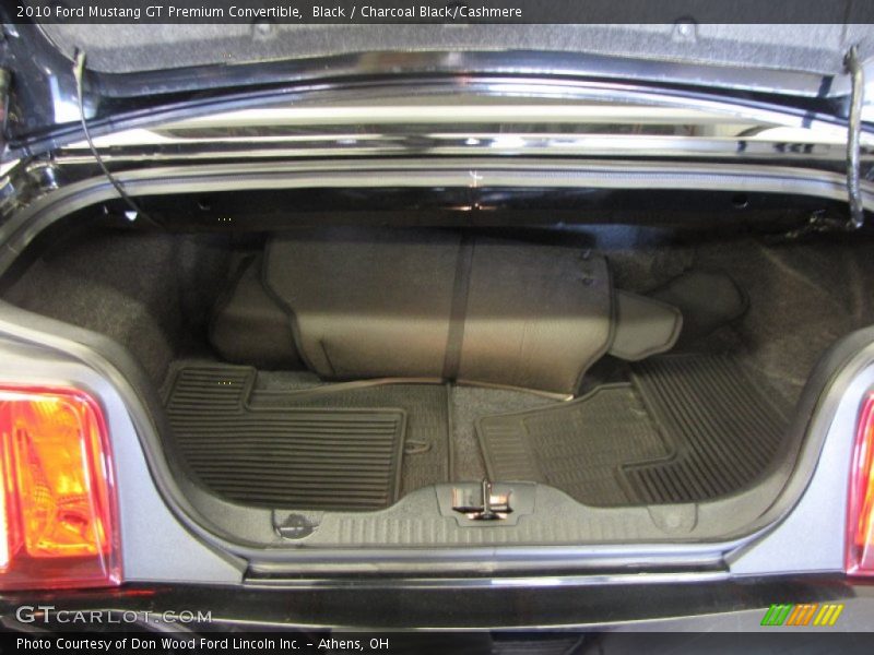  2010 Mustang GT Premium Convertible Trunk