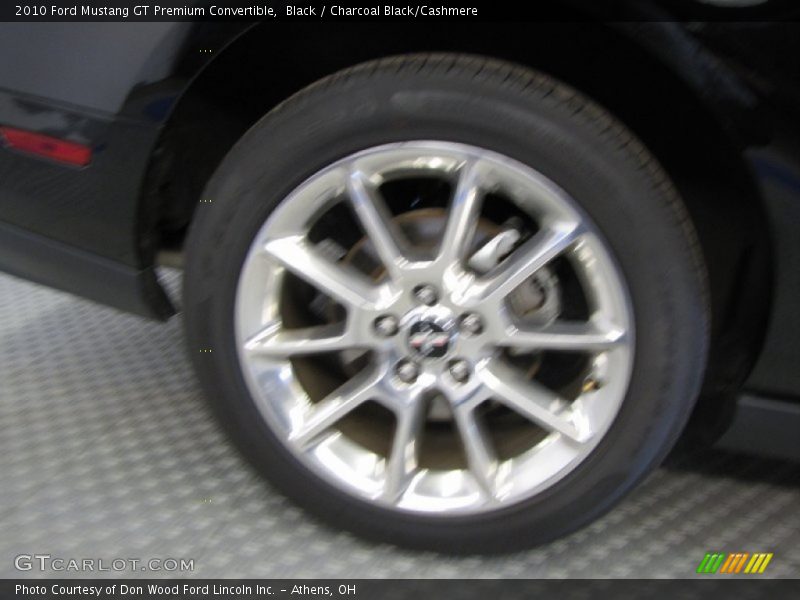 Black / Charcoal Black/Cashmere 2010 Ford Mustang GT Premium Convertible