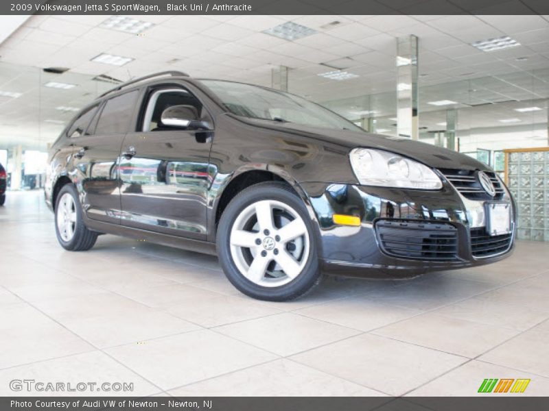 Black Uni / Anthracite 2009 Volkswagen Jetta S SportWagen