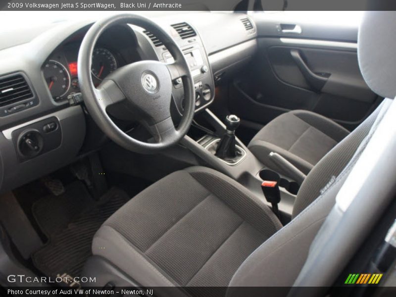 Black Uni / Anthracite 2009 Volkswagen Jetta S SportWagen