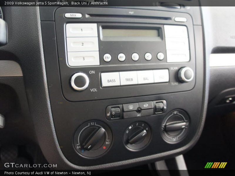 Controls of 2009 Jetta S SportWagen