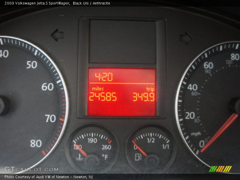 Black Uni / Anthracite 2009 Volkswagen Jetta S SportWagen
