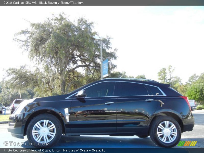 Black Raven / Ebony/Titanium 2010 Cadillac SRX V6