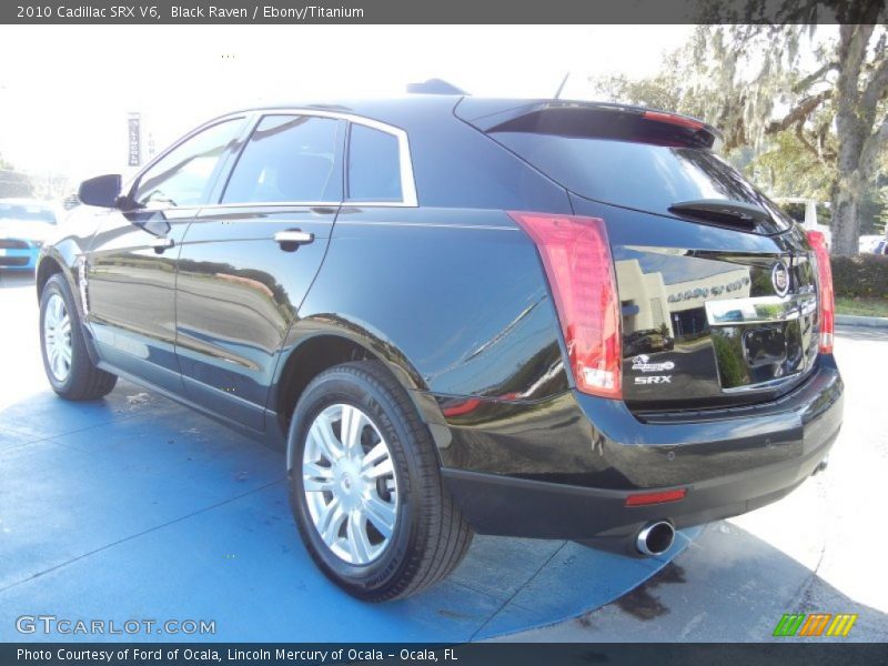 Black Raven / Ebony/Titanium 2010 Cadillac SRX V6